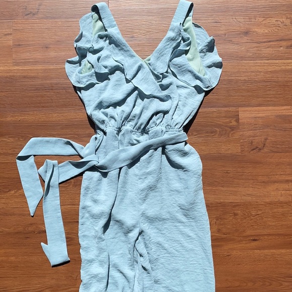 Robin’s Egg Blue Jumpsuit with POCKETS - Picture 1 of 3